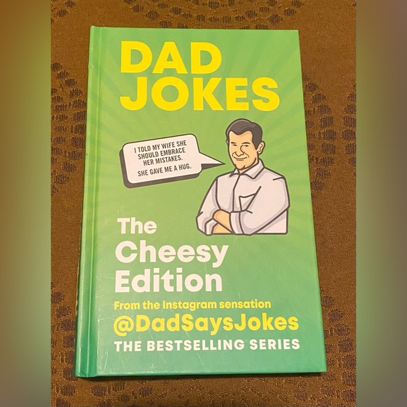 Dad Jokes The Cheesy Edition hardback book - Picture 1 of 1